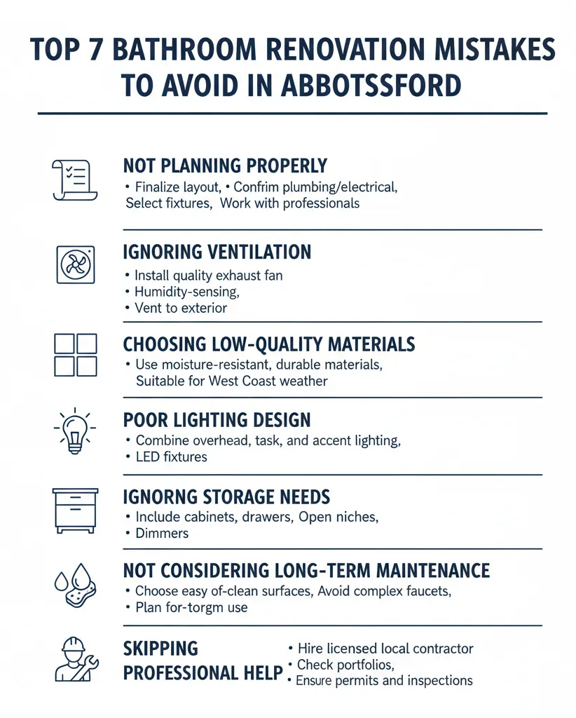 Modern Abbotsford bathroom renovation