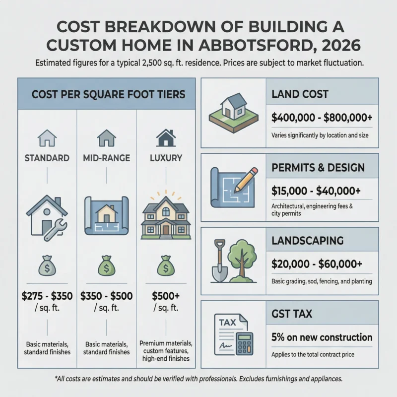 Abbotsford Custom Home Cost Guide