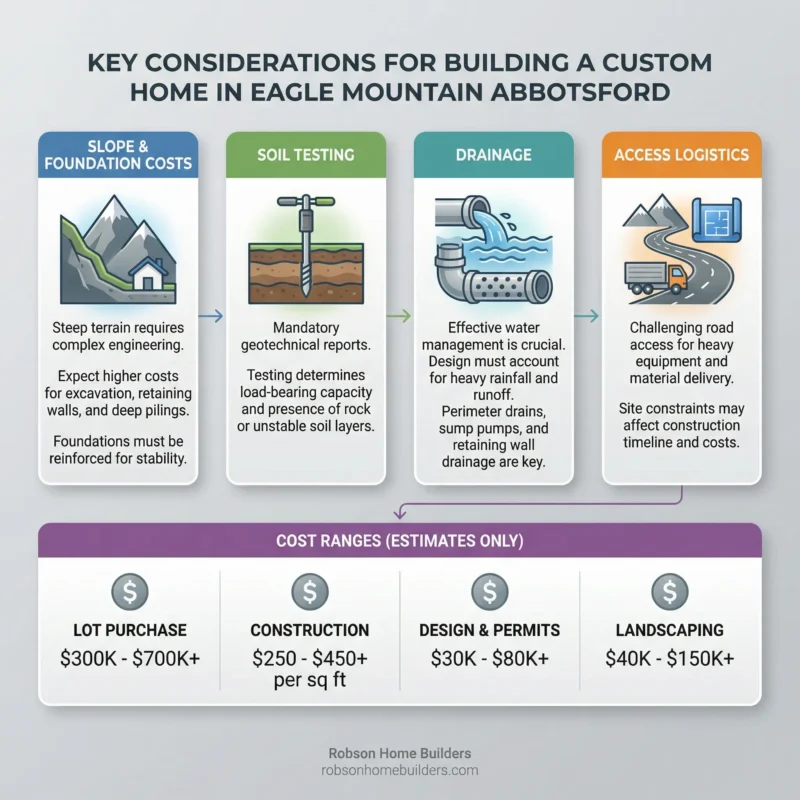 custom home build factors